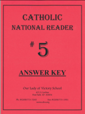 Catholic National Reader #5 Answer Key